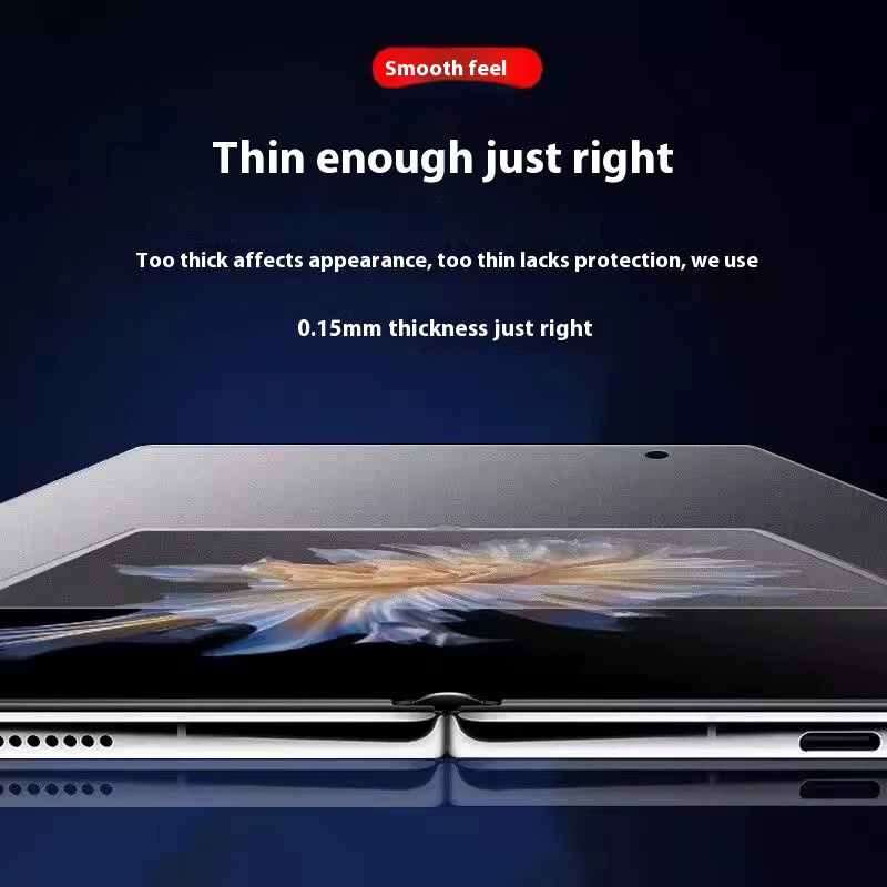 4-in-1 Hydrogel-TPU-Displayschutzfolie für Honor Magic V5, matte Ganzkörper-Schutzfolie für Innen und Außen, transparent - Bild 3