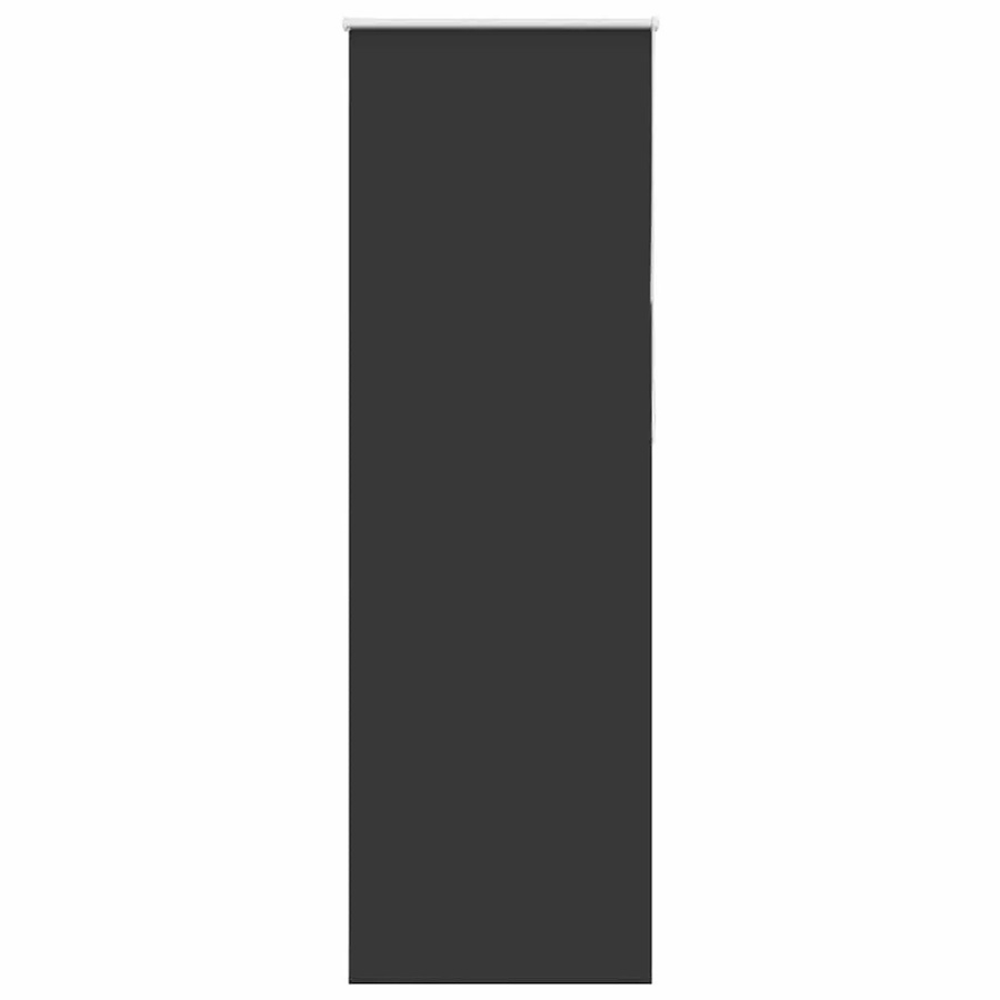 vidaXL Verdunkelungsrollo Schwarz aus Polyester, Breite: 70 cm, Höhe: 210 cm - Bild 2