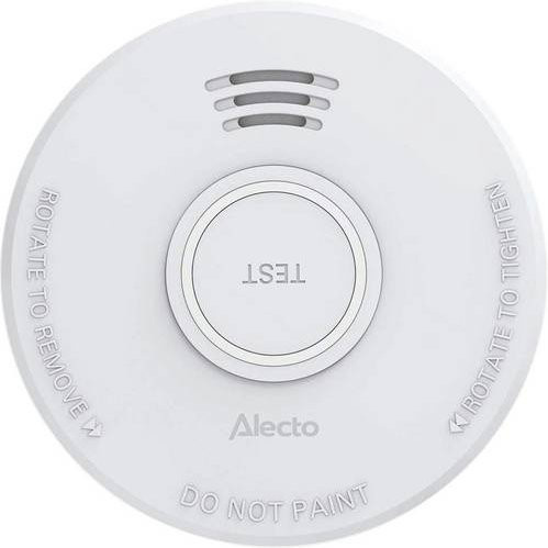 Alecto SD110 Rauchwarnmelder Set 5er Pack, batteriebetrieben, Weiß, Durchmesser: 10,1 cm, Höhe: 3,6 cm - Bild 1