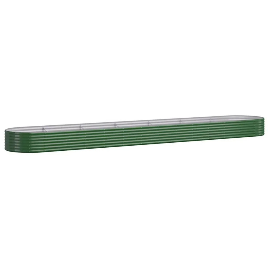 Furnicato Hochbeet aus verzinktem Stahl in Grün, B: 544 cm, T: 100 cm, H: 36 cm - Bild 2