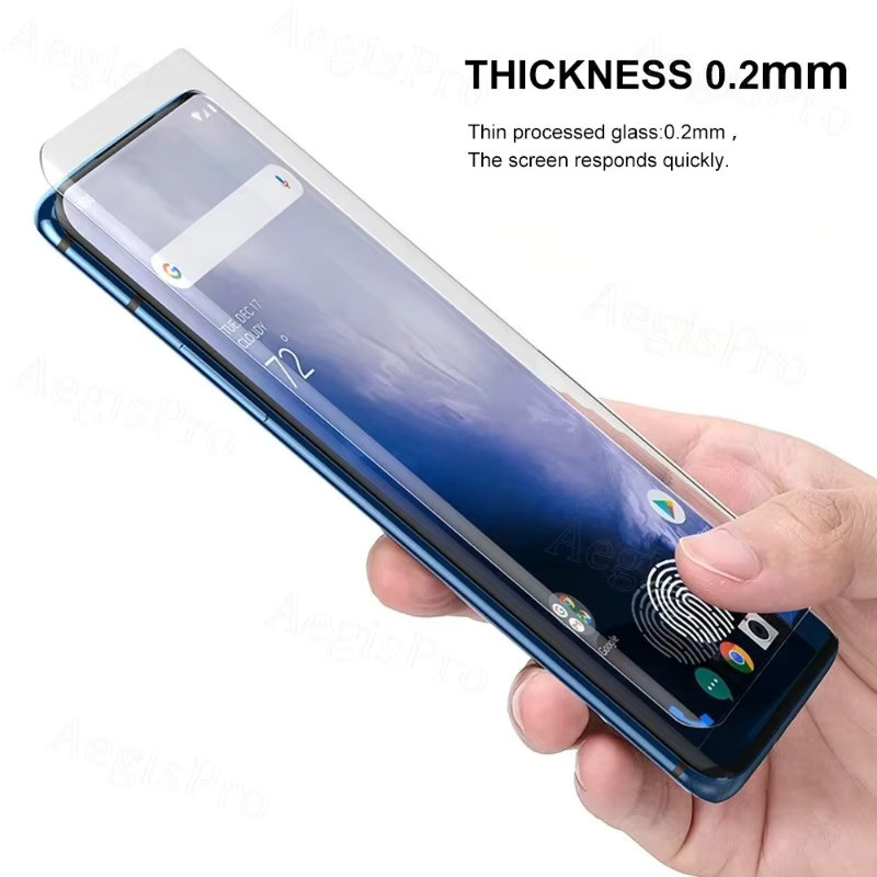2er-Pack UV Glas Vollkleber Displayschutz Transparent für OnePlus 7 Pro 7T 8 9 10 Pro 11 11R 12 12R 13 ACE 2 3 Pro HD Gehärtetes Glas - Bild 4