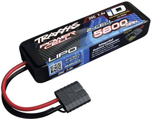Traxxas LiPo Modellbau-Akkupack 7.4V 5800 mAh 2S 25C Softcase iD - Bild 1