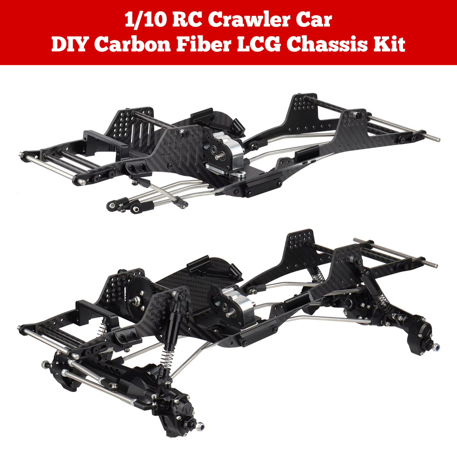 Hobbypark Carbonfaser LCG Chassis-Kit mit Getriebe & Antriebswelle, Zubehör - Bild 5