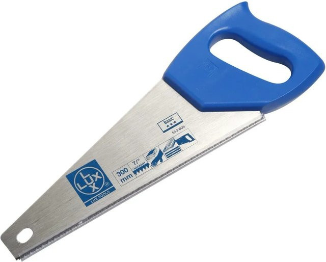 LUX-TOOLS Handsäge Classic in Blau, Länge: 30 cm - Bild 1