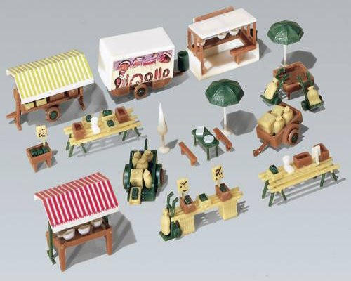 Faller Wochenmarkt, Bausatz, 1:87 (Spur H0) - Bild 1