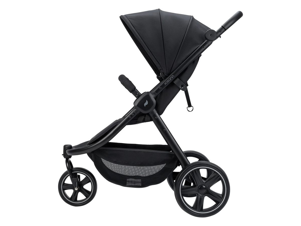 OSANN Sport-Jogger Cori 3-Rad-Buggy in Schwarz mit Einhand-Faltmechanismus, Federung und schwenkbaren Rädern - Bild 2