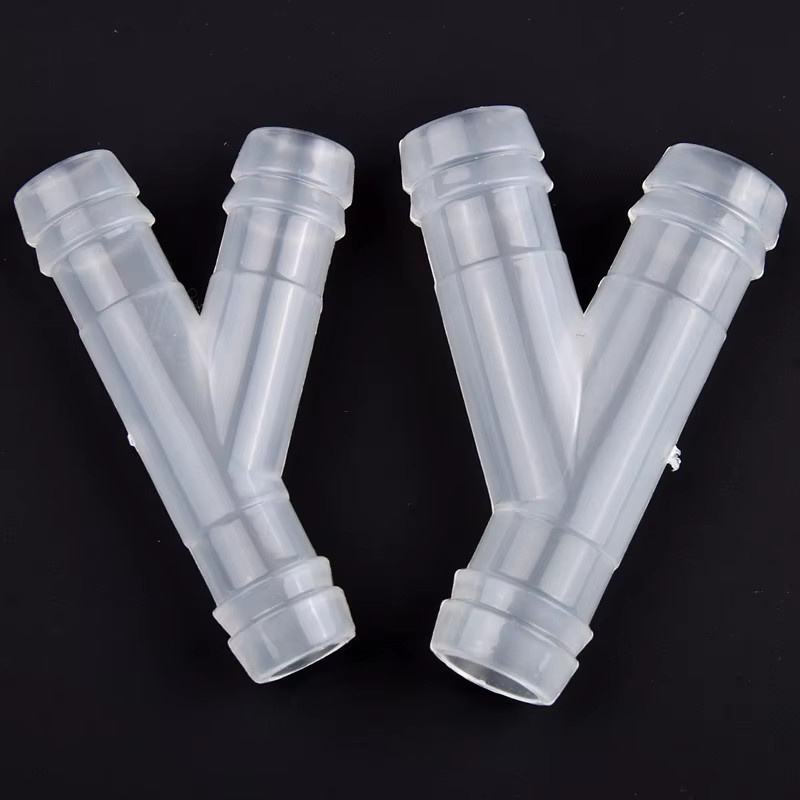 SgooHan Y-förmige Schrägverbinder aus Kunststoff für Aquarien und Belüfter, transparent, Durchmesser: 4 bis 12 mm - Bild 3