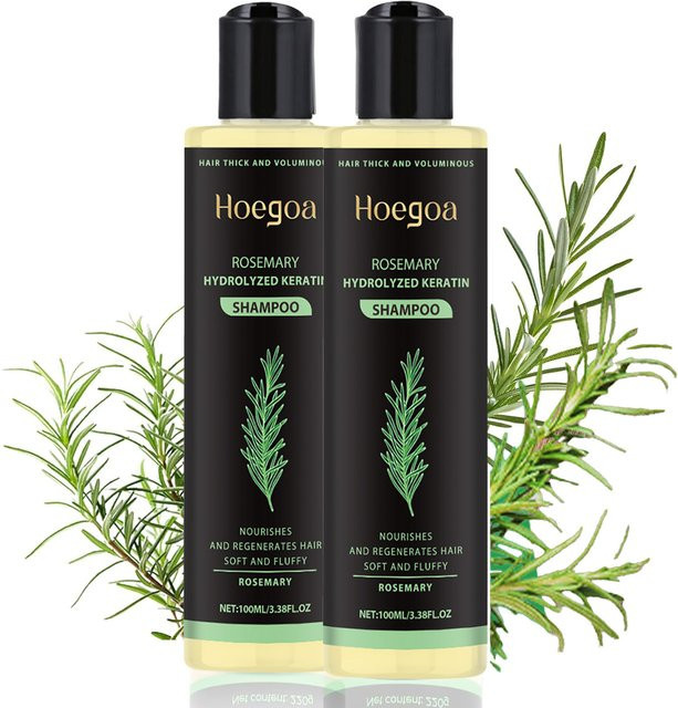 HOEGOA Rosmarin-Minz-Shampoo, für fettiges Haar, Unisex - Bild 1