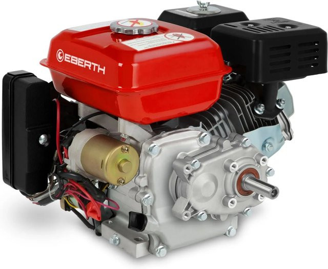 Eberth Benzinmotor mit 6,5 PS und 4,8 kW, 20 mm Ø Welle, Reduktion 2:1 und E-Start - Bild 1