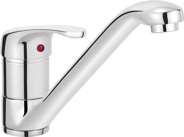 baliv Küchenarmatur KI-5090 Einhebelmischer aus Messing in Chrom, Höhe: 175 cm, Breite: 26 cm, Tiefe: 260 cm - Bild 1
