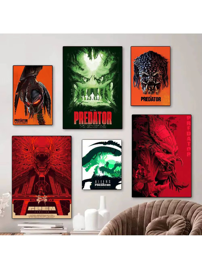 The Predator Classic Movie Poster Wandkunst als modernes HD-Qualität Gemälde für deine Heimdekoration - Bild 4