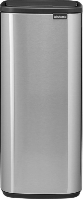 Brabantia Bo Touch Mülleimer aus Edelstahl in Silber, 30 Liter, Fingerabdruckgeschützt mit Soft-Close-Funktion - Bild 1