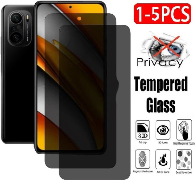 Samsung Anti-Spion Sichtschutzfolie aus gehärtetem Glas für M04 M10 M14 M20 M21 M22 M23 M31 M32 M01s M02s M21s - Bild 1