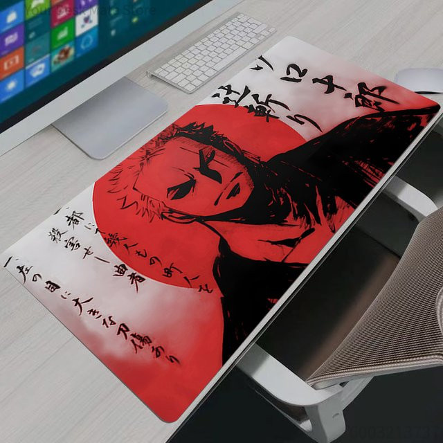 Bandai One Piece Zoro Gaming-Mauspad XXL rutschfeste Tastaturunterlage für PC und Büro - Bild 1