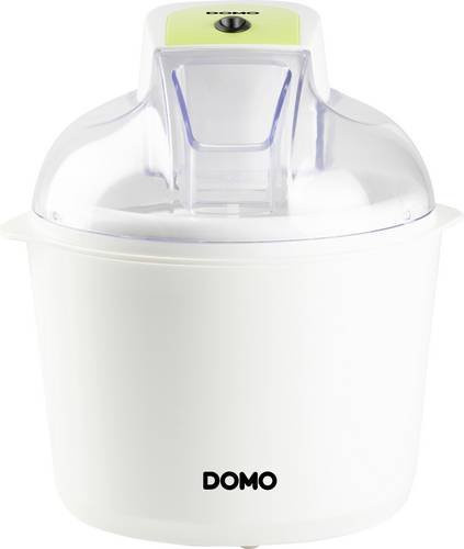 DOMO DO9304I Eismaschine in Weiß mit 1,5 l Fassungsvermögen und Überhitzungsschutz - Bild 1