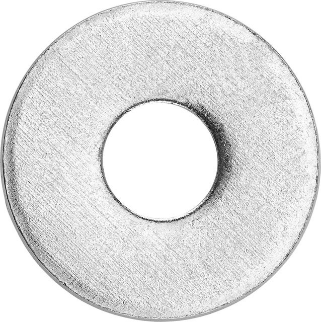 LUX-TOOLS Karosseriescheibe verzinkt silber, 50 Stück, Durchmesser: 15 mm, Außendurchmesser: 44 mm - Bild 1