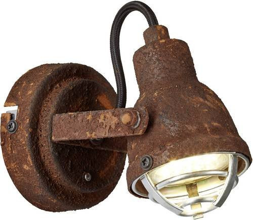 Brilliant Bente 26310/60 Wandstrahler aus Metall in Braun mit GU10 LED 4W, verstellbar und dimmbar im Industrial Design - Bild 1