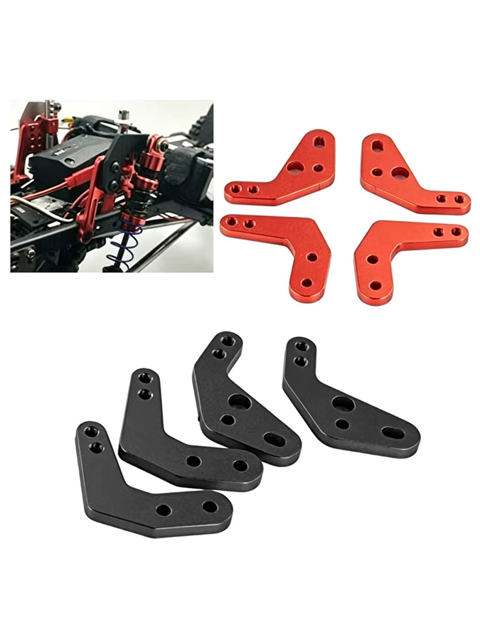 Axial Aluminium-Stoßdämpferhalterung, 4-teiliges Set, Metall, Ersatzteile - Bild 3
