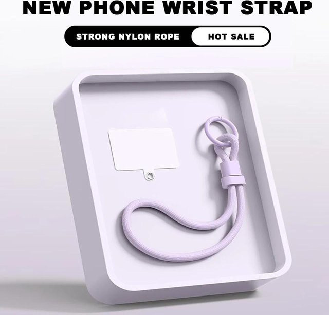 Magnetische Handyhülle mit Armband für iPhone 16 15 14 13 12 11 Pro Max Plus MagSafe kompatibel in Lila von Yiran - Bild 1