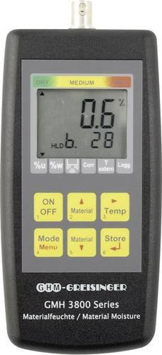 Greisinger GMH3851 Materialfeuchtemessgerät in Schwarz für Baufeuchtigkeit (0 bis 0,5% vol) und Holzfeuchtigkeit - Bild 1