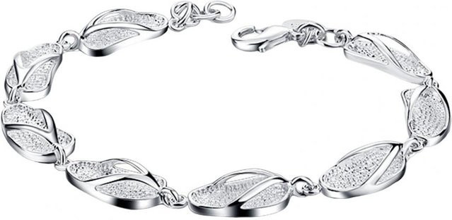 jinmeige Flip-Flop-Armband, Silber, Damen - Bild 1