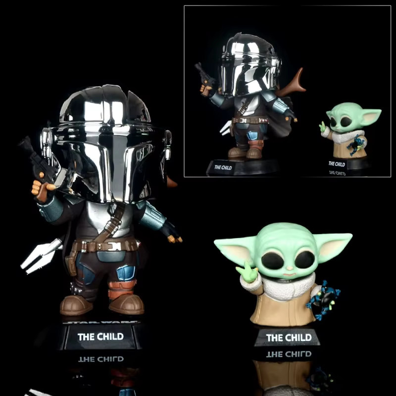 Bandai Star Wars Die Mandalorianer Baby Grogu, Actionfigur, 10 cm - Bild 2