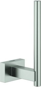 Grohe Essentials Cube Ersatzpapierhalter mit verdeckter Befestigung in Silber - Bild 1