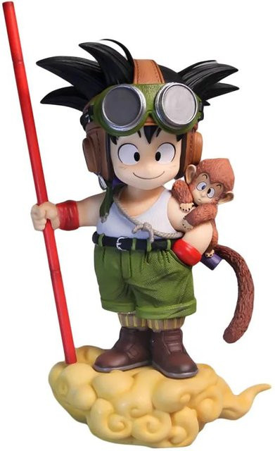 Fashnics Dragon Ball Son Goku Actionfigur mit Affenkind Goku 16cm PVC Statue - Bild 1