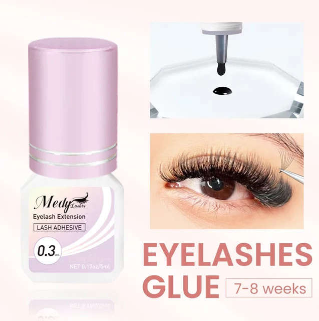 MEDY Wimpernkleber, 5 ml, wasserdicht, geruchsarm - Bild 1