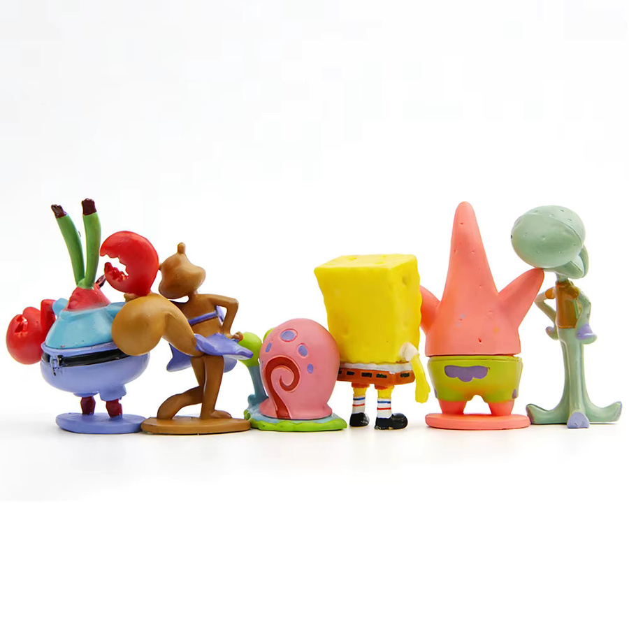 Hot Toys SpongeBob Schwammkopf Actionfiguren, 6-teiliges Set - Bild 3