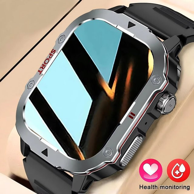Ola Esporte Smartwatch, Silber, Silikon, Herren, Wasserdicht - Bild 1