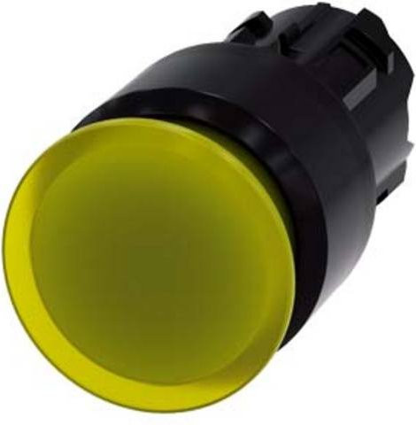 Siemens Pilzdrucktaster 3SU1001-1AA30-0AA0 in Gelb mit IP66 Schutzart aus Kunststoff - Bild 1