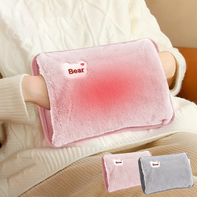 Elektrischer Handwärmer von ragee, wiederaufladbare tragbare Handheizung in Grau oder Pink - Bild 1