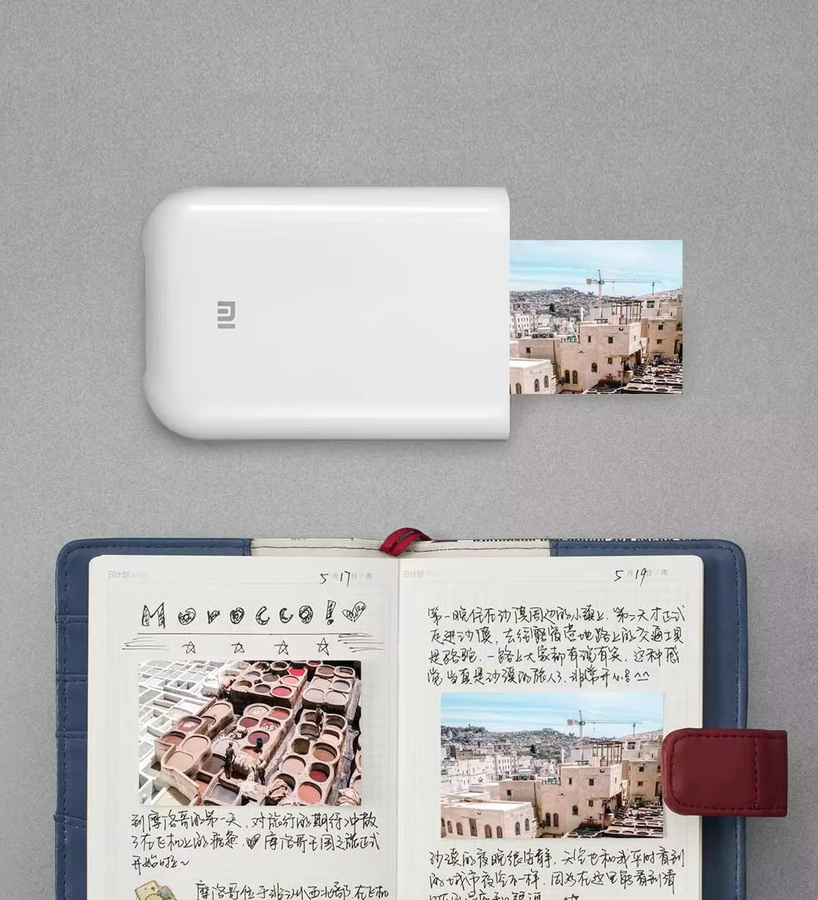 Xiaomi Mijia Pocket-Drucker Selbstklebendes Fotopapier in Weiß, 3-Zoll Mini-Druckerpapier - Bild 2