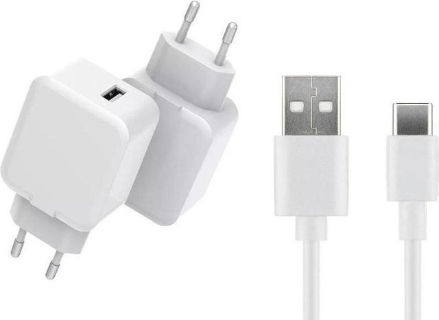 CoreParts MBXUSB-AC0012 Ladegerät für Mobilgeräte mit USB-A und USB-C in Weiß - Bild 1