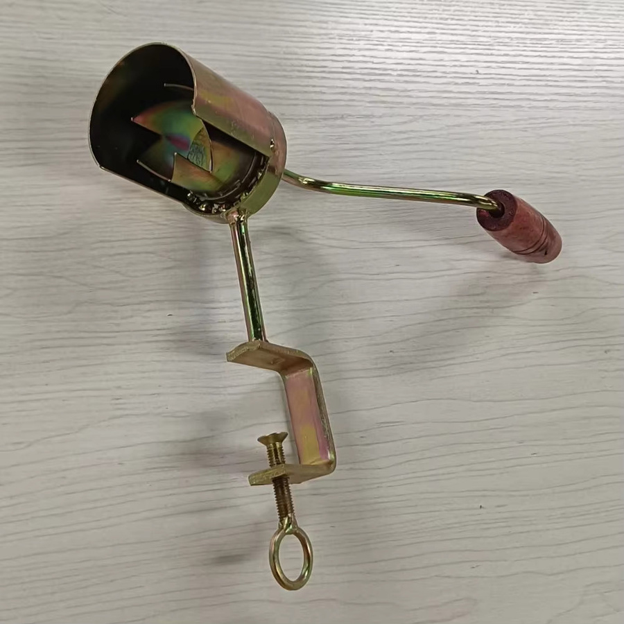 Alloet Maisdrescher aus Edelstahl mit Handkurbel und Clip-Design in Silber - Bild 2