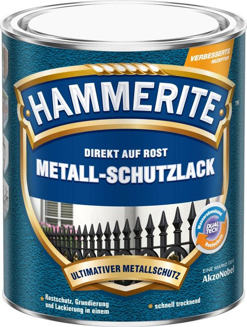 Hammerite Metall-Schutzlack Dunkelblau Hammerschlag 750 ml - Bild 1