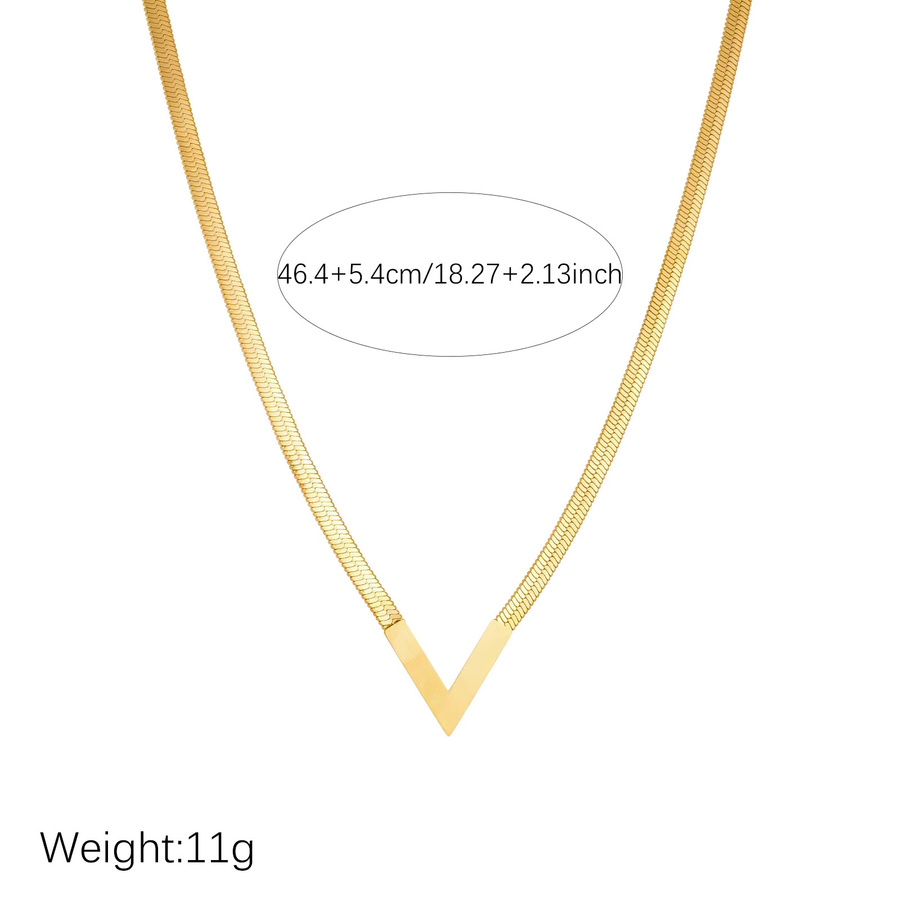 DIEYURO Halskette Edelstahl, Gold, Damen, Vintage - Bild 2