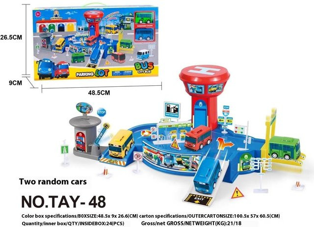 Fashnics Tayo Minibus Schleuder Krieger Auto Spielzeug Set ab 14+y - Bild 1