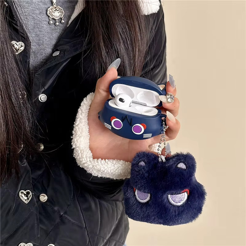Potdemiel Wanderer Cat Genshin Impact Kopfhörerhülle für AirPods 1 2 3 Pro Pro 2 4 in Blau - Bild 5