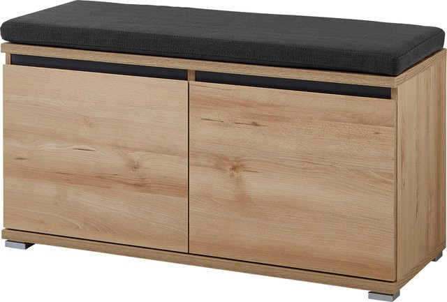 Germania Sitzkissen 3439 mit Reißverschluss und Anti-Rutschpads, grau, B: 33 cm, L: 72 cm - Bild 1