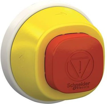 Schneider Electric ZB5AS84W2B Not-Aus-Taster 24V in Mehrfarbig mit IP66, IP67, IP69 und IP69K Schutzart aus Kunststoff - Bild 1