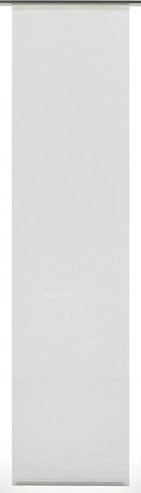 GARDINIA Flächenvorhang Weiß, B/H/T: 60 x 245 x 245 cm, semi-transparent aus Polyester - Bild 1