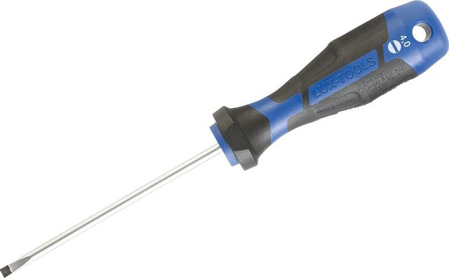 LUX-TOOLS Schlitzschraubendreher SL 4 mm x 100 mm in Blau - Bild 1
