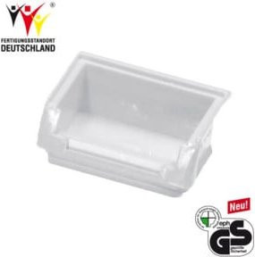 Kappes RasterPlan Lagersichtkasten Größe 8 aus Kunststoff in Naturweiß - Bild 1