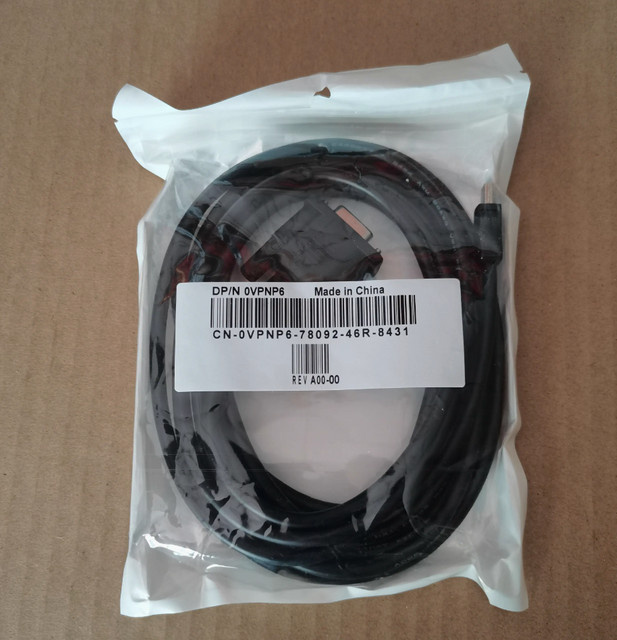 Dell Speicher Diagnose Kabel mit serieller Schnittstelle Schwarz VPNP6 - Bild 1