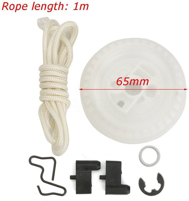 VIBRATITE Reparaturset mit Rückstoßstarter, Riemenscheibe und Sperrklinke passend für Stihl Kettensägen MS 210, MS 230 und MS 250 sowie für Freischneider - Bild 1