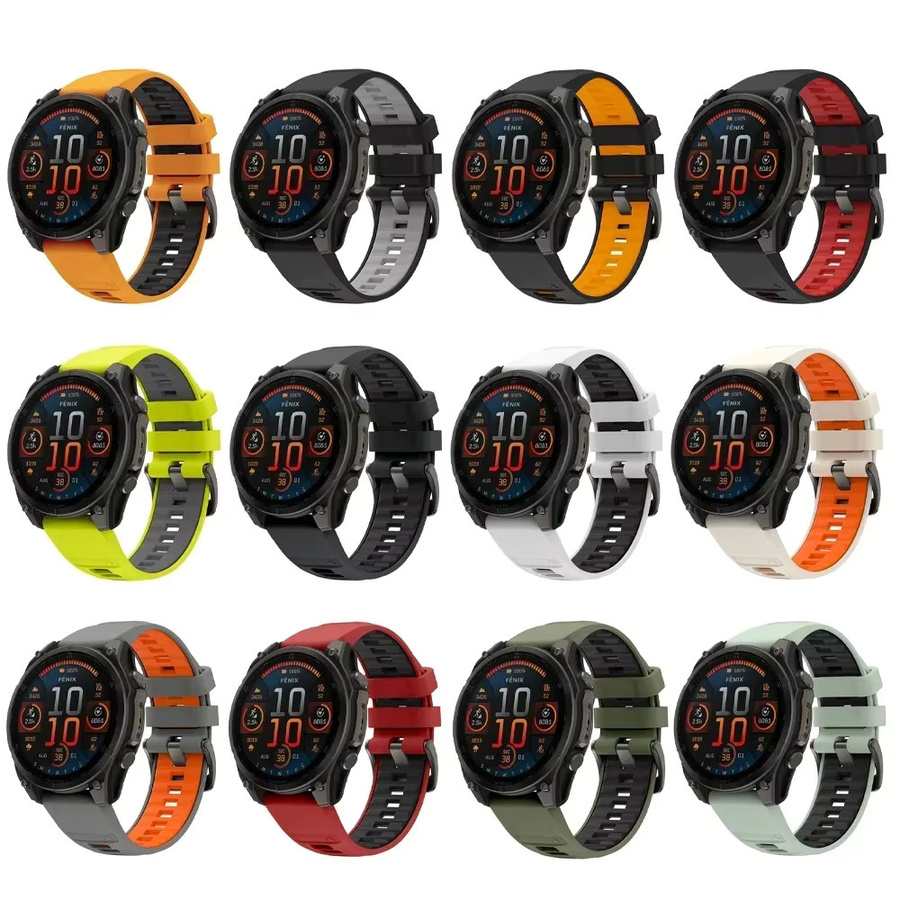 Garmin Uhrenarmband Silikon, Multicolor, Unisex - Bild 4