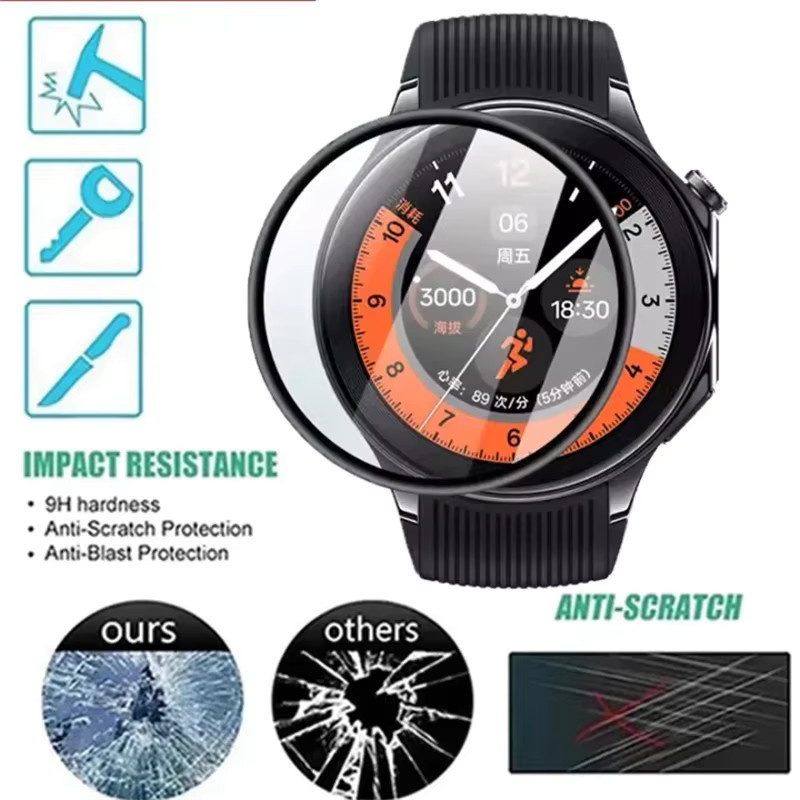 3D Schutzfilm für OPPO Watch X Smartwatch Screen Protector mit vollständiger Abdeckung, transparent - Bild 4