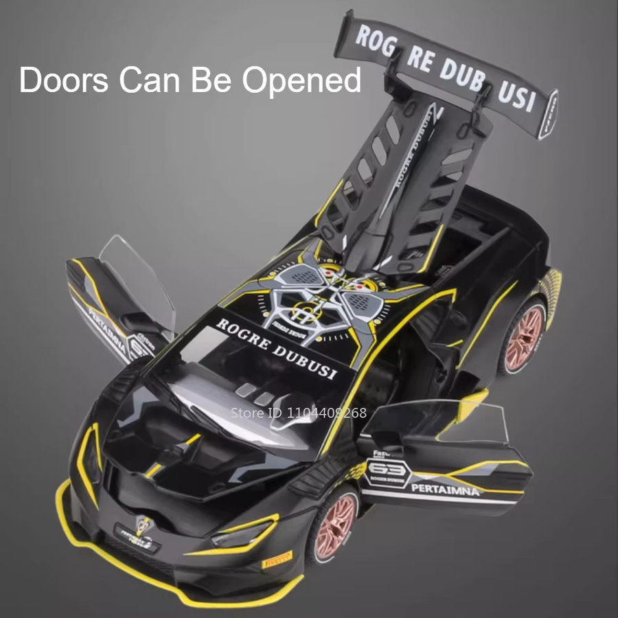 RMZ city Lambor Huracan ST EVO Sian Sportwagenmodell, Maßstab 1:32, mit Licht und Sound - Bild 4